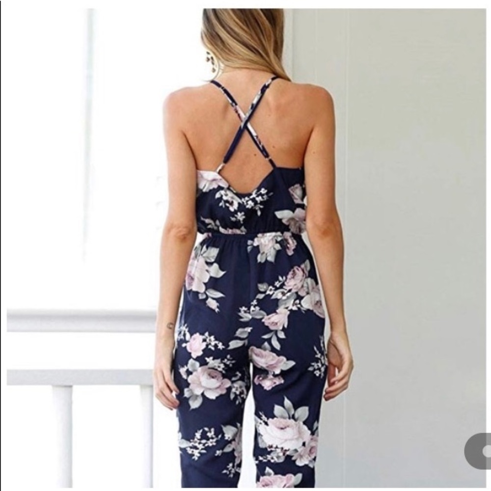 Brand New Floral Jumpsuit Romper